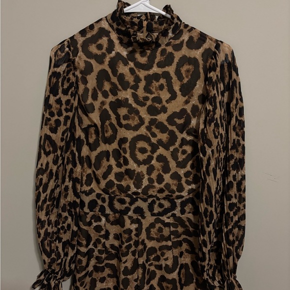 Nasty Gal Pants - Nasty Gal Cheetah Print Romper